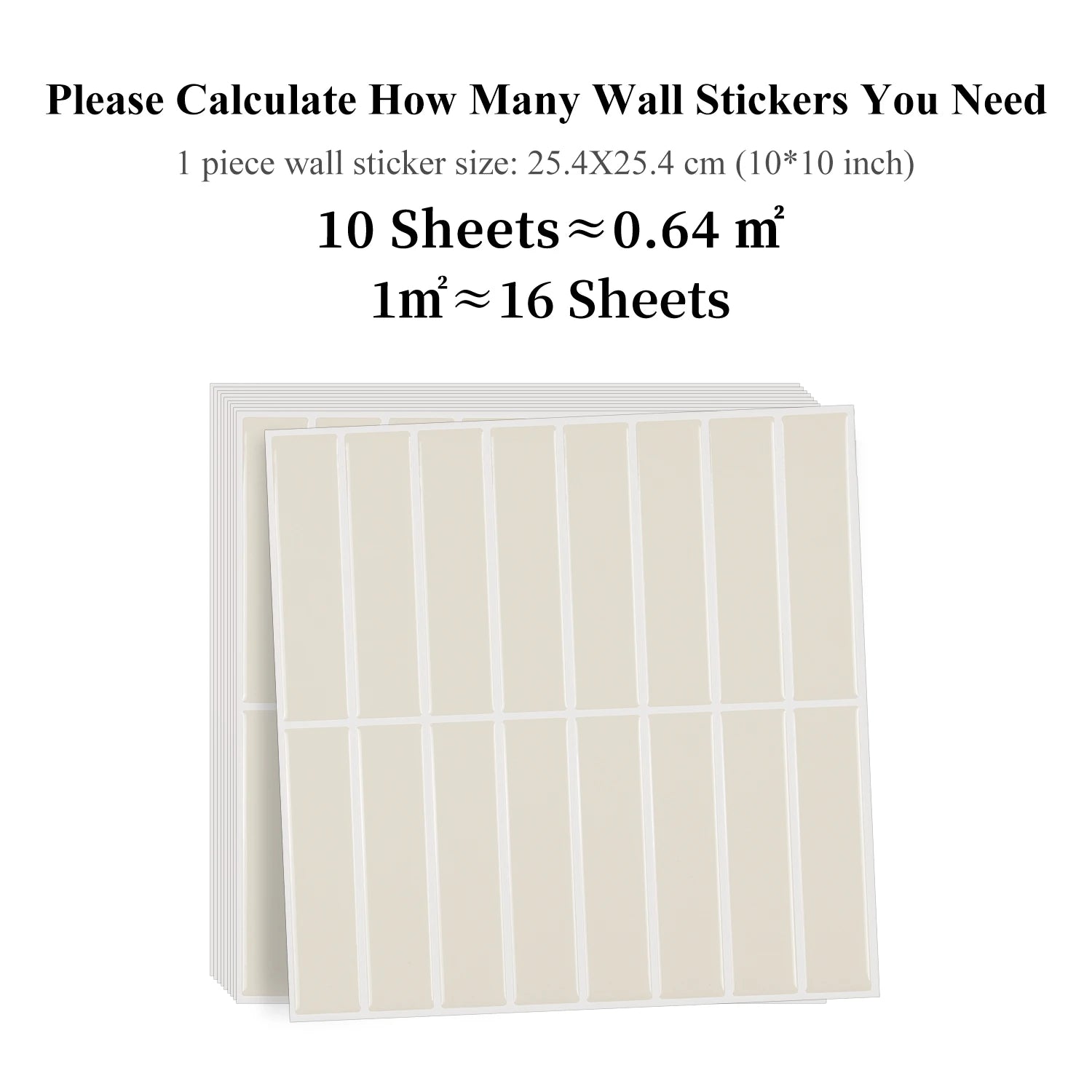 TileFlex™ Peel & Stick Waterproof Panels (10-Pack)