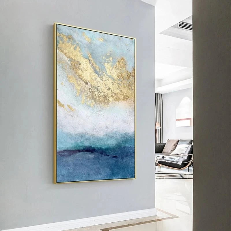 AzureGold™ Luxe Abstract Canvas Print