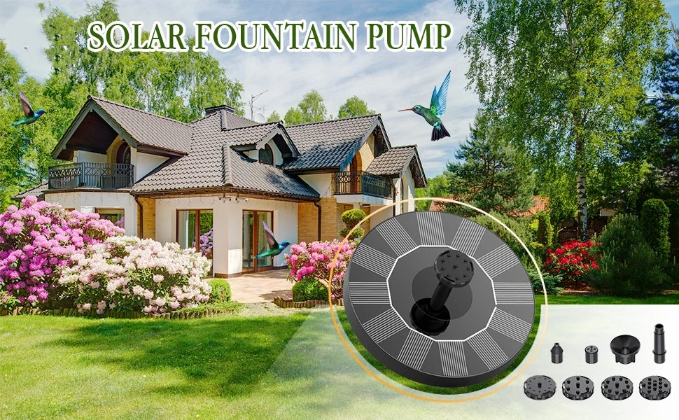SunFlow™ Solar Fountain Pump