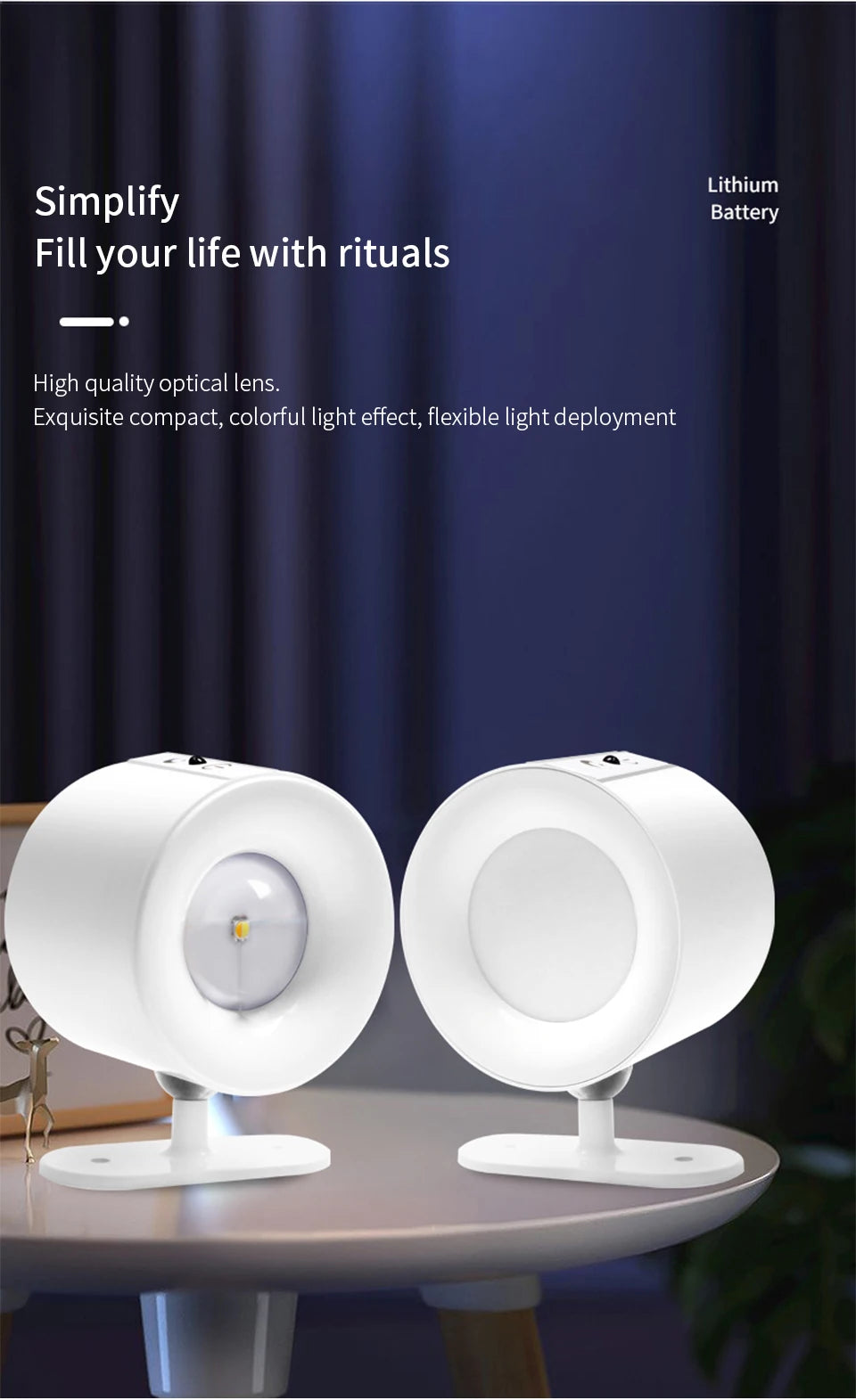 LumaFlex™ DualGlow 360° Magnetic Wall Sconce